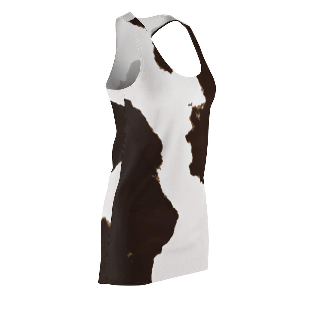 Cow Print Dress