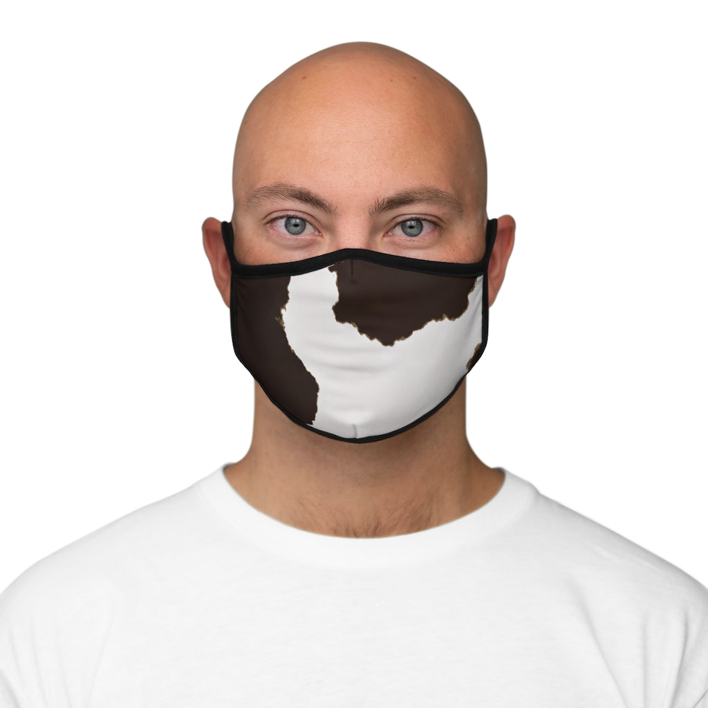 Cow Print Face Mask [Filter Pocket]