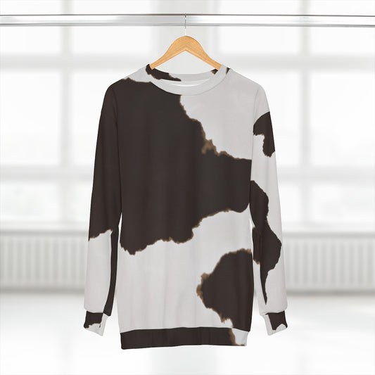 Cow Print Sweatshirt